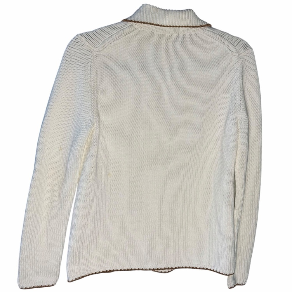 Basler Full Zip Cotton Sweater - Picture 2 of 10